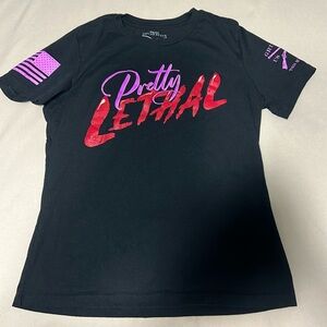 Women’s Grunt Style Tee “Pretty Lethal” Sz Sm